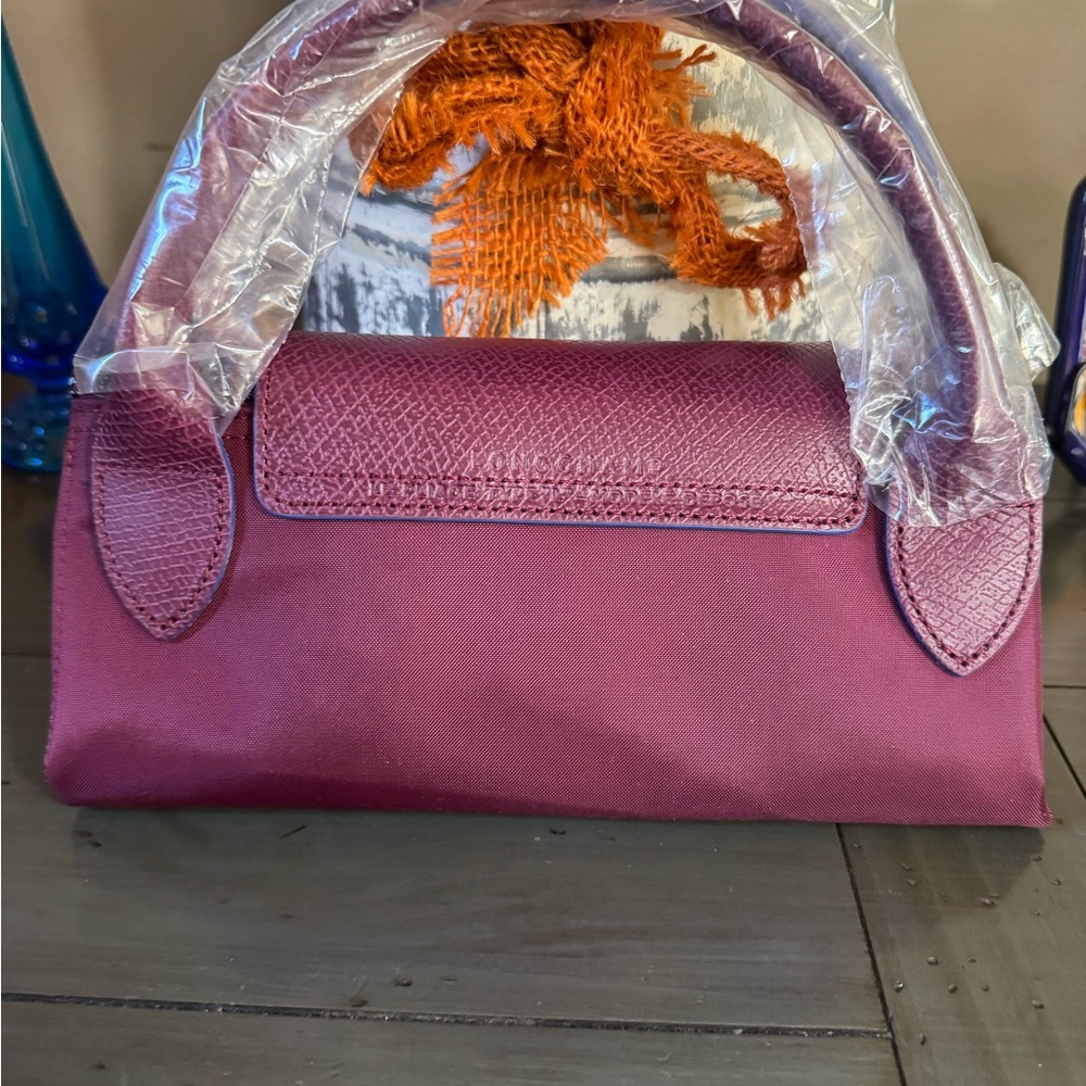 Longchamp Le Pliage Large Tote – Color: Prune - Picture 2 of 5